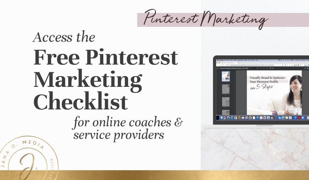 Free Pinterest Checklist