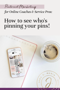 How do I see who saved my pins on Pinterest? Online coaches and service pros who use Pinterest often ask, "Who's pinning my pins?" Here's where to see who's saving them and why you might want to know!