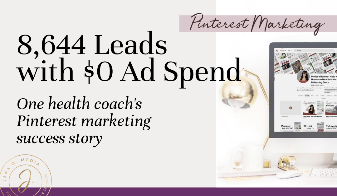 Pinterest traffic case study for online coaches