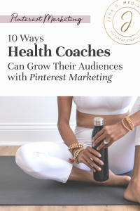 Pinterest Marketing for Health Coaches. Self improvement and wellness topics are hot on Pinterest. Here's how to grow your audience and get health coaching clients using Pinterest.