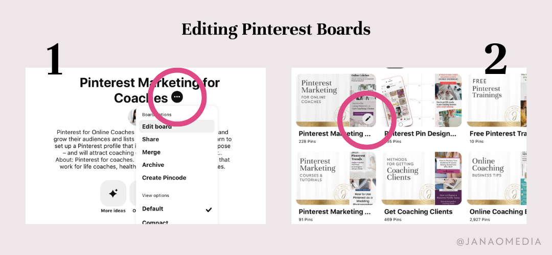 Clean up Pinterest Boards