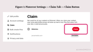 How to Claim Website on Pinterest 1