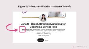 How to Claim Website on Pinterest 3