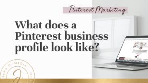 what does a pinterest business account look like