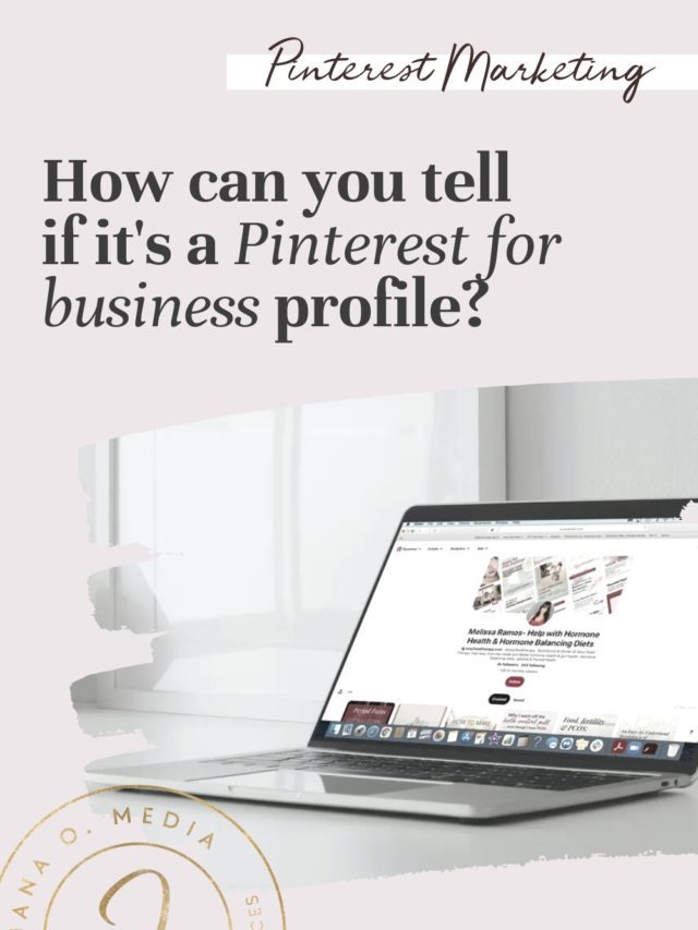What does a Pinterest business account look like?