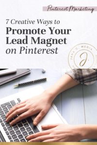 promote a lead magnet on Pinterest (Pinterest Pin