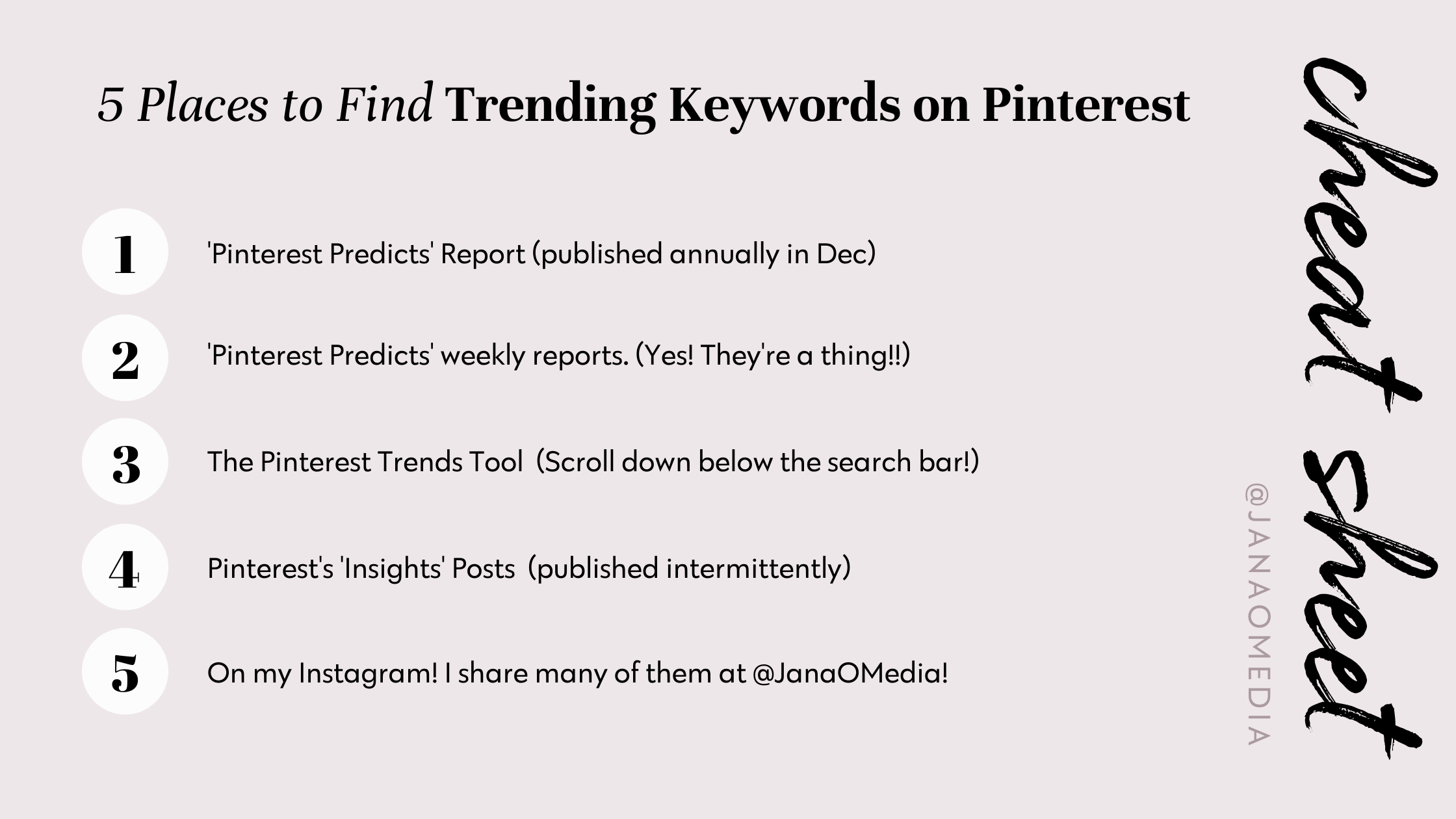 5 Places to Find Trending Keywords on Pinterest
