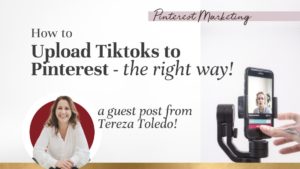 In this post, we take on an emerging topic around repurposing content: how to upload TikTok videos to Pinterest (strategically and artfully!)