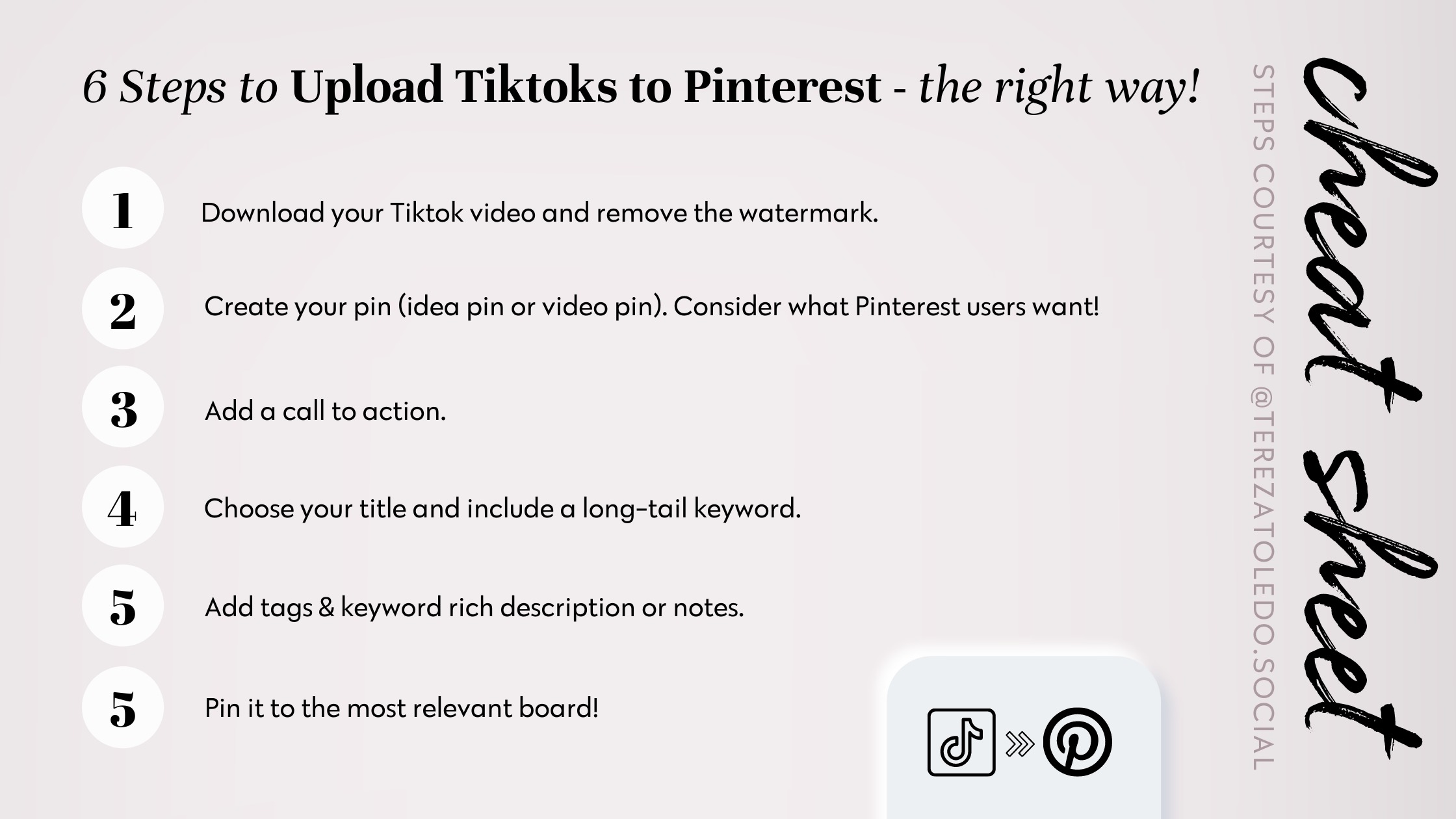 How to Upload Tiktok Videos to Pinterest - the Right Way! - Jana O. Media