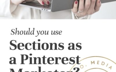 Should I Use Sections in Pinterest – as a Marketer?