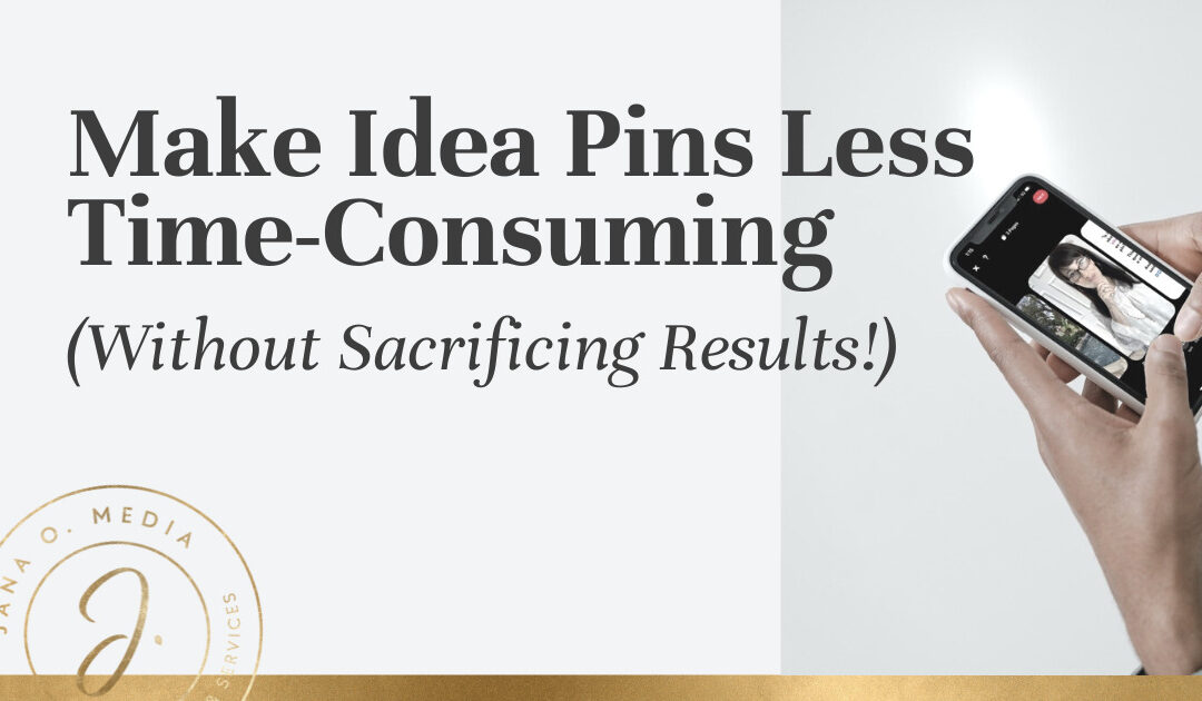 Creating Pinterest Idea Pins More Quickly
