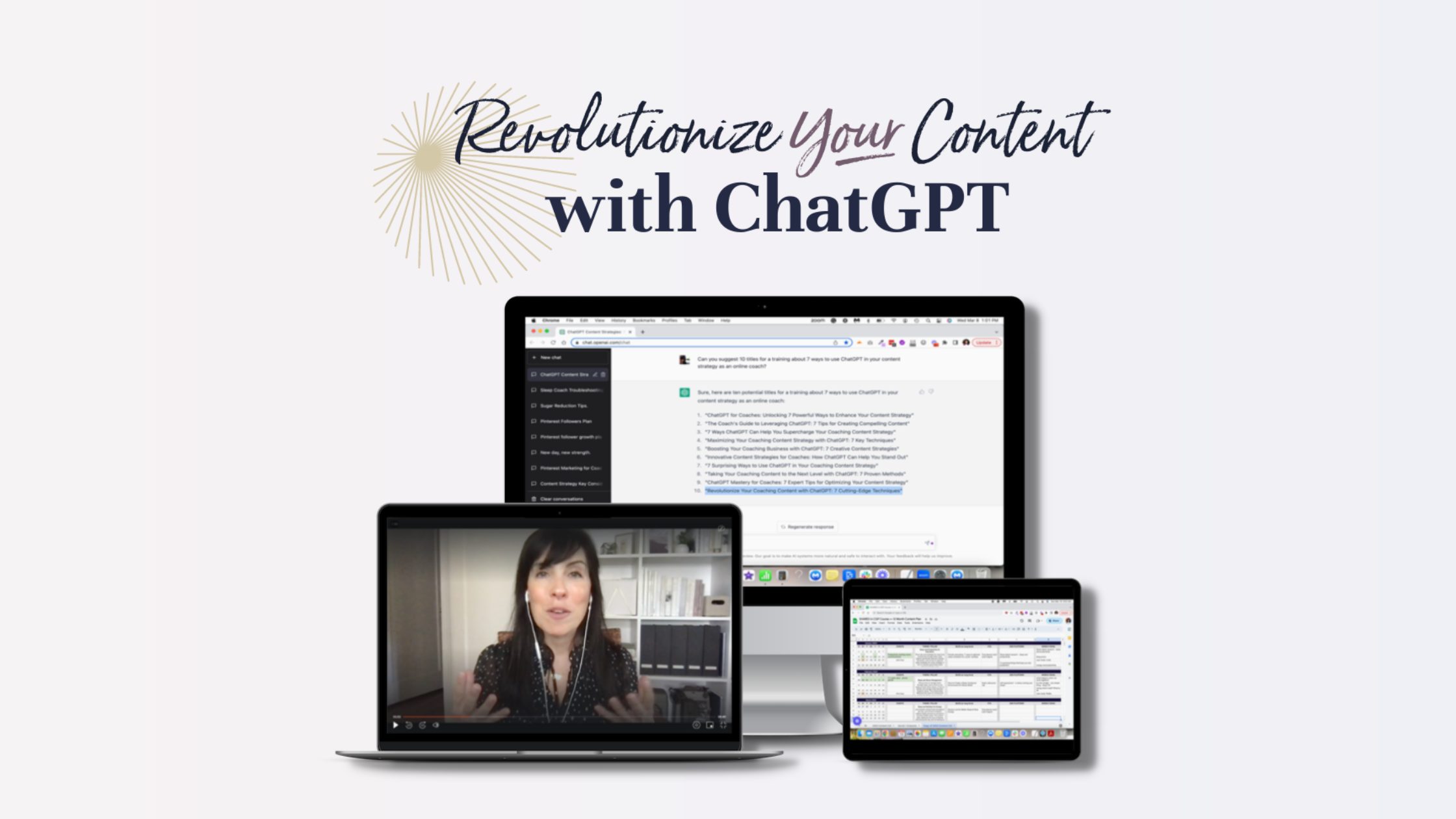 ChatGPT for coaches content creation