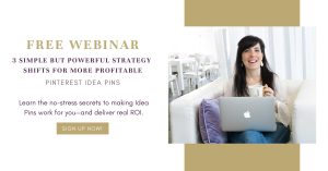 Learn to create profitable Pinterest idea pins