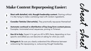 5 ways to make content repurposing easier