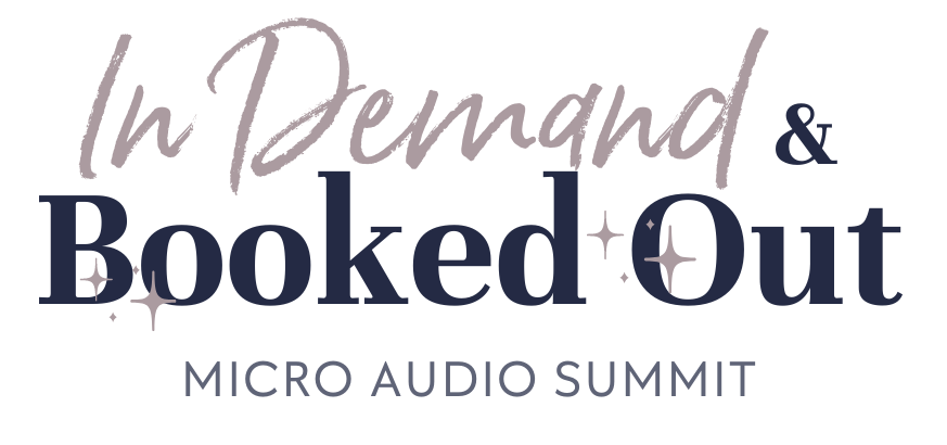 In demand and booked out logo 